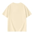 thumbnail image 4 of UANWENN T-Shirt Décontracté à Manches Courtes pour Filles Col Rond Imprimé Graphique Coupe Ample Tee pour Usage Quotidien École Activités Extérieures Printemps Été Automne Vêtements Petite Fille 4t T-Shirt pour Filles Jeunesse Filles Athlétique, 4 of 4
