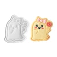 thumbnail image 4 of Halloween Cookie Molds Set D Plastic Baking Tool With Pumpkin Ghost Hat Design For Diy Cake Chocolate Craft D, 4 of 6