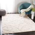 thumbnail image 1 of SAFAVIEH Florida Douglas Floral Vines Shag Area Rug, 1 of 6