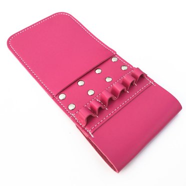 yeacher Carquois en Cuir Rose pour 6 Flèches - Design Rétro Cousu Main avec Boucle à Rivet en Métal, Idéal pour l'Entraînement au Tir à l'Arc en Extérieur
