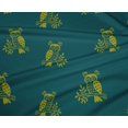 thumbnail image 4 of oneOone Polyester Lycra Fabric Branch & Owl Block Print Fabric BTY 56 Inch Wide, 4 of 4