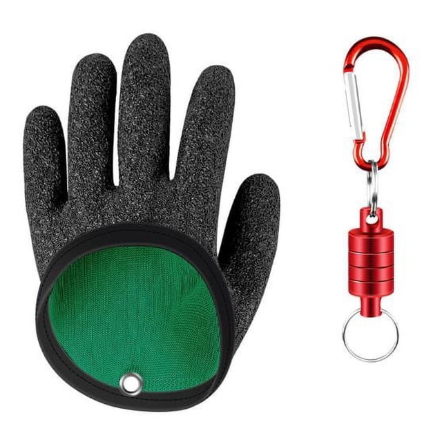 Birdeem Gants de Pêche Magnétiques Anti-Perforation