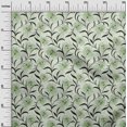 thumbnail image 3 of oneOone Velvet Light Green Fabric Floral Retro Craft Projects Decor Fabric Printed By The Yard 58 Inch Wide, 3 of 5