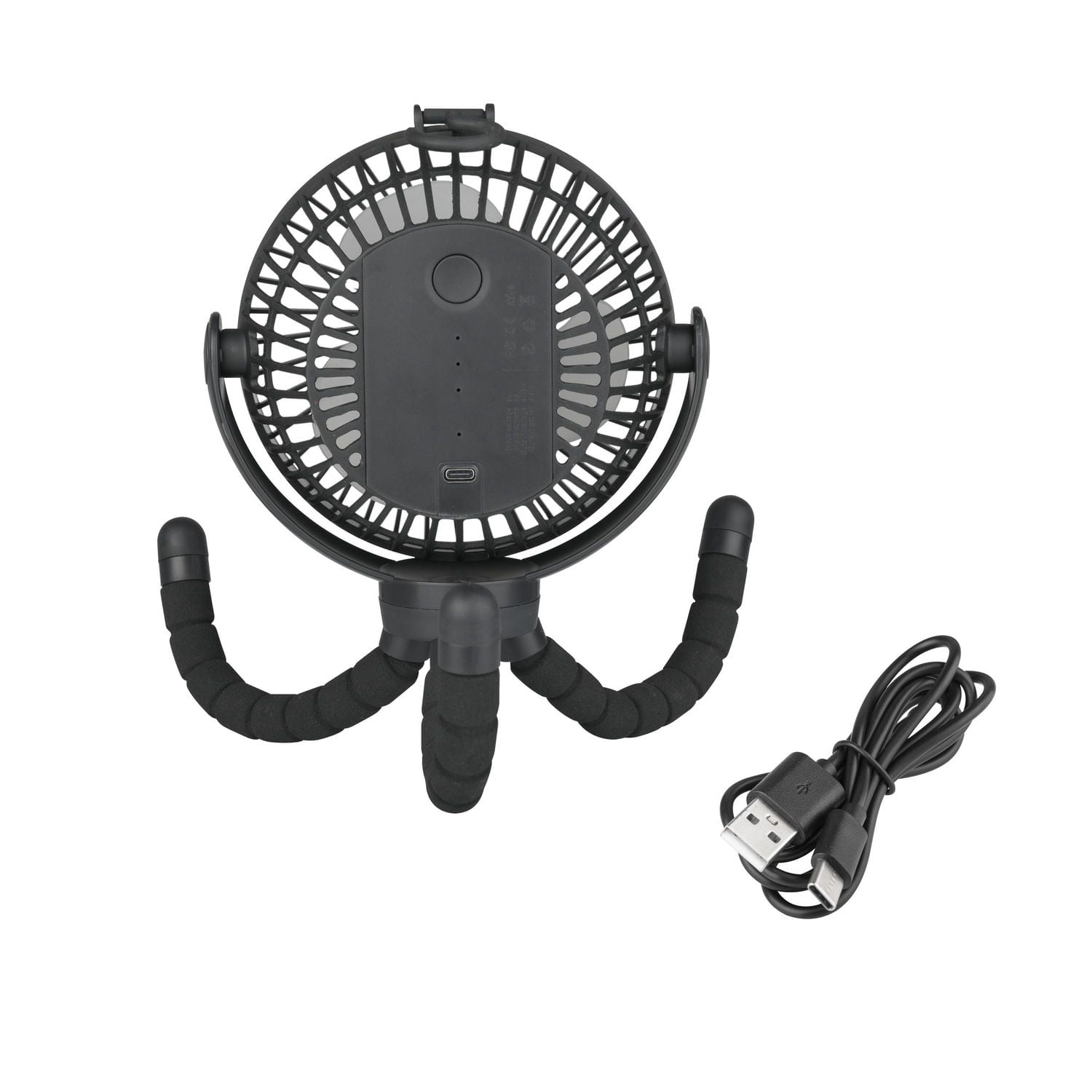 Ventilateur flexible personnel rechargeable Mainstays avec trépied réglable
