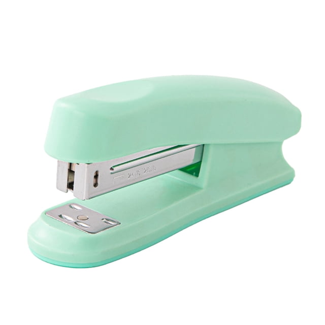12 Pistolets HoleStaple Machines à Reliure Portatives Bureau Étudiant Papeterie Macarons Couleur Agrafeuse Moyenne