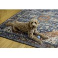 thumbnail image 4 of Markum 5' x 7' Washable Area Rug, Teal and Rust, 4 of 8