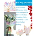 thumbnail image 3 of TickJOY Iridescent Cellophane Wrap, Rainbow Color, 35in x 50ft, Gift Wrap Paper, 3 of 7