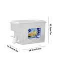 thumbnail image 3 of 3.5L Refrigerator Drink Dispenser,Drink Containers Water Filter Container,Drink Dispenser for Fridge for Kitchen Home Party Bar Wedding, 3 of 8