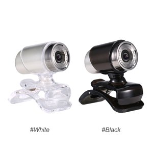 640p 480P Webcam Live Streaming Webcam 360 Degree Rotatable USB Web Camera for PC Laptop Clip-On Webcam for Video Conference Meeting Gaming Desktop Office