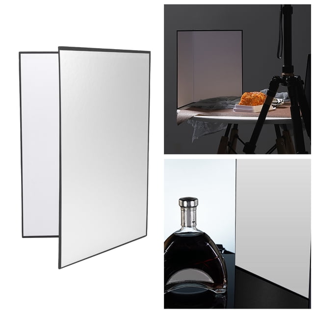 Herwey Cardboard Light Reflector, Flexible 3 In 1 Photography Cardboard With Three Colors For Product And Food Photo Shooting
