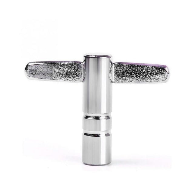 Drum Tuning Key Adjustment Wrench Silver Metal Percussion ......... W3T0c