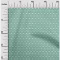 thumbnail image 2 of oneOone Rayon Sea Green Fabric Asian Block Tile Craft Projects Decor Fabric Printed By The Yard 56 Inch Wide, 2 of 4