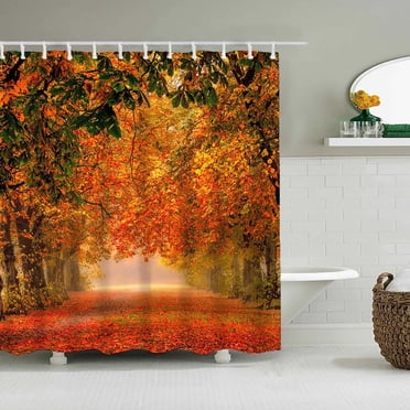 EGNMCR Curtains, Curtains for Bedroom Printed Shower Curtain Polyester And Mildew-proof Bathroom And Mildew-proof Partition Curtain 150X180CM a Curtain