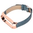 thumbnail image 1 of Watch Bands, Skin Friendly Smart Watch Bands Comfortable Feeling Fashionable Retro  For  Mi Band 5 Blue Denim Black Shell,Blue Denim Gold Shell,Gray Denim Black Shell,Gray Denim, 1 of 8