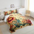 thumbnail image 3 of YST Colorful Flowers Bedding Set, Boho Paisley Floral, Medieval European-Style, Queen, 3 of 5