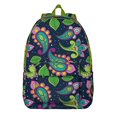 thumbnail image 1 of Decorative Boho Paisley Backpack, Retro Floral Mandala Style School Daypack for Women with Ethnic Pattern, 1 of 3