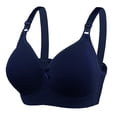 thumbnail image 4 of B91xZ Soutien-Gorge pour Femmes Confort Ultime aux Épaules Soutien-Gorge Sans Armatures, Bleu 100D, 4 of 4