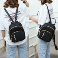 thumbnail image 2 of Women´s Handbag School Backpack Black Shoulder Travel Bag Rucksack Mini Backpack, 2 of 4