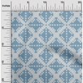 thumbnail image 1 of oneOone Polyester Lycra Fabric Check Kasuri Printed Fabric 1 Yard 56 Inch Wide, 1 of 4