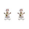 thumbnail image 3 of Ruiboury Party Decor Essential Christmas Foil Balloons With Exquisite Patterns Balloon Christmas Suitable For Any Places multicolor Stretching Snowman 2Set, 3 of 6