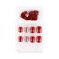 thumbnail image 1 of ziyahi False Nail Wearable Perfect Matching Simple to Wear No Irritating Odor Fake Fingernail Breathable Press Type Adjustable Paster Type 16 Type 6 F741 1Set, 1 of 6