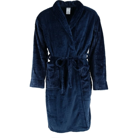 Wanted Cable Shawl Collar Plush Robe (Men's)