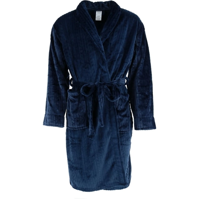 Wanted Cable Shawl Collar Plush Robe (Men's)
