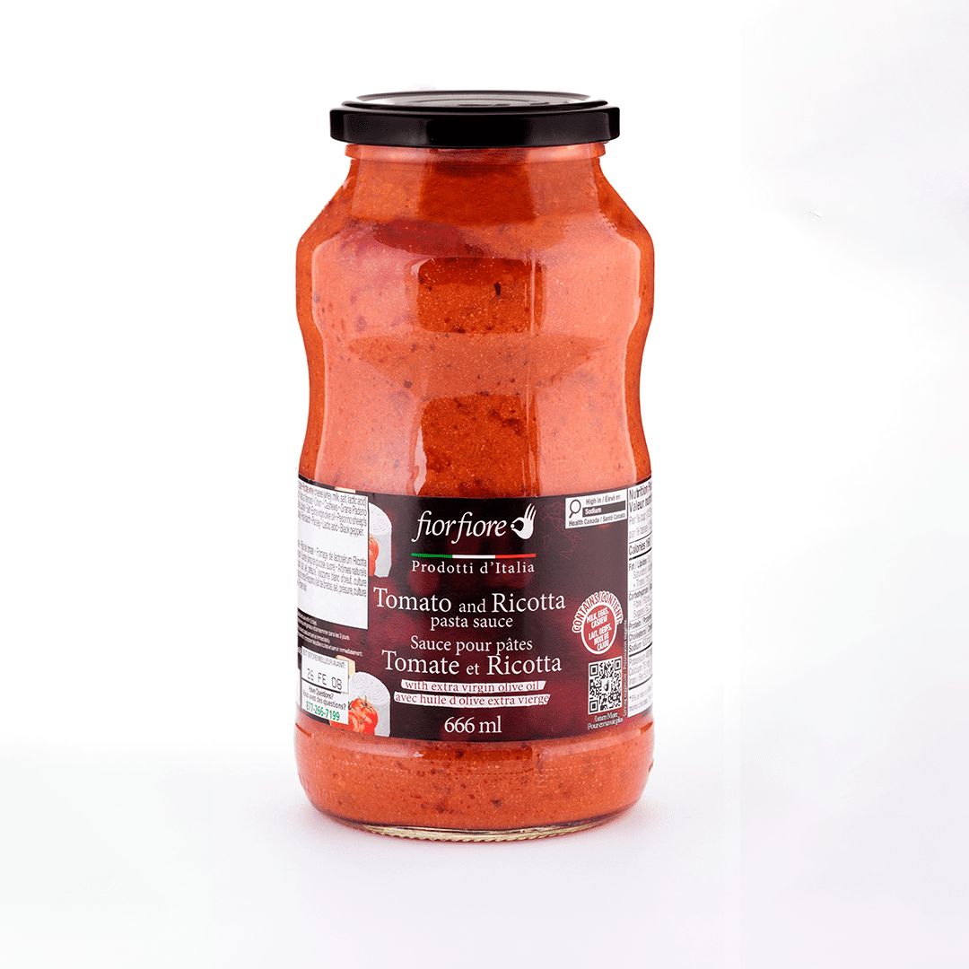 Fiorfiore Sauce pour pâtes tomates et ricotta 665ML