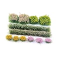thumbnail image 2 of Bunblic DIY Miniature Grass Tufts Artificial Grass Modeling Versatile Flower Cluster for Architecture Building Train Landscape Style B, 2 of 8