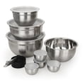 thumbnail image 1 of Mainstays 23 Pieces Kitchen Prep & Store Set, Stainless Steel & Plastic, 1 of 6