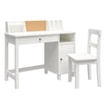 thumbnail image 1 of Abigail Kids Desk with Chair, White, 1 of 9