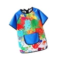 thumbnail image 3 of Lipstore Kids Art Smock Children Artist Painting Apron for Art Class Drawing Handwork Blue M, 3 of 8