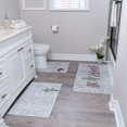 thumbnail image 1 of the US States Design 3 Piece Bathroom Rugs Set - Non-Slip Ultra Thin Bath Rugs for Bathroom Floor - Washable Cotton Bathroom Mats Set, 1 of 8