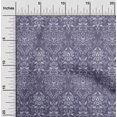 thumbnail image 2 of oneOone Rayon Grayish Purple Fabric Damask Sewing Material Print Fabric By The Yard 56 Inch Wide, 2 of 4