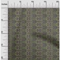 thumbnail image 1 of oneOone Tissu Polyester Lycra Rayé/feuilles & Floral Imprimé au Mètre 56 Pouces de Large, 1 of 4