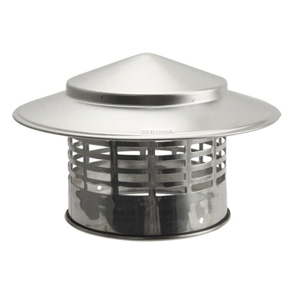 Capuchon de Conduit Tuyau Extérieur Installation Facile Capuchon de Cheminée Capuchon de Cheminée Extérieur Diamètre Intérieur 110 mm