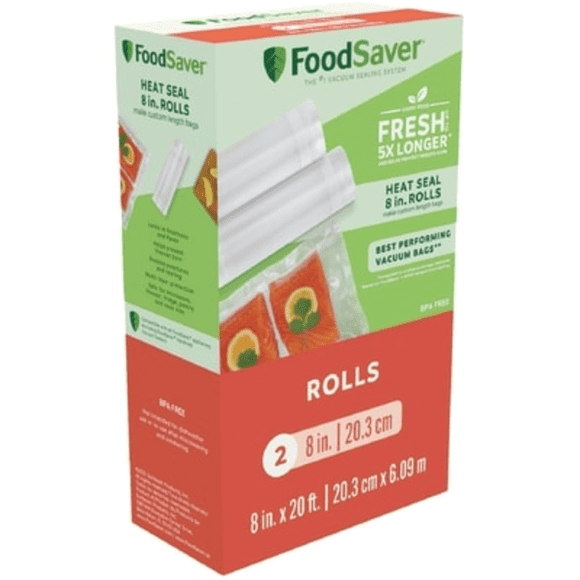 FoodSaver Rouleaux d'Emballage sous Vide de 8 Pouces