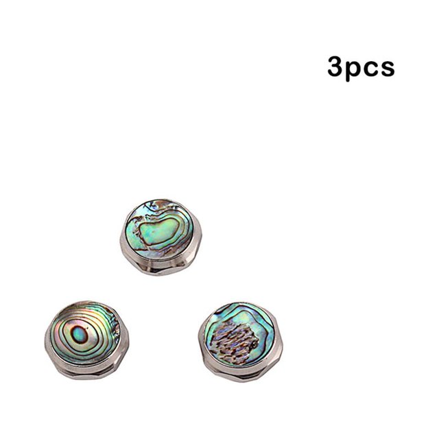 3 Pièces Trompette Bouton Remplacement Universel Réparation Composant Petit Métal Musique Jouer des Doigts Touches Laiton Instrument Composant Type 2