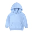 thumbnail image 1 of FAOWME Sweat à Capuche pour Garçons et Filles, Couleur Unie, 2-3 Ans, 1 of 7