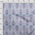 thumbnail image 2 of oneOone Cotton Poplin Fabric Big Motif Ikat Print Sewing Fabric BTY 42 Inch Wide, 2 of 4