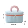 thumbnail image 3 of Large Storage Bags,Storage Bags with Zipper Portable Large Capacity Washing Bag Travel Portable Storage Box Skin Care Products Washing Storage Bag Skin Care Products, 3 of 3