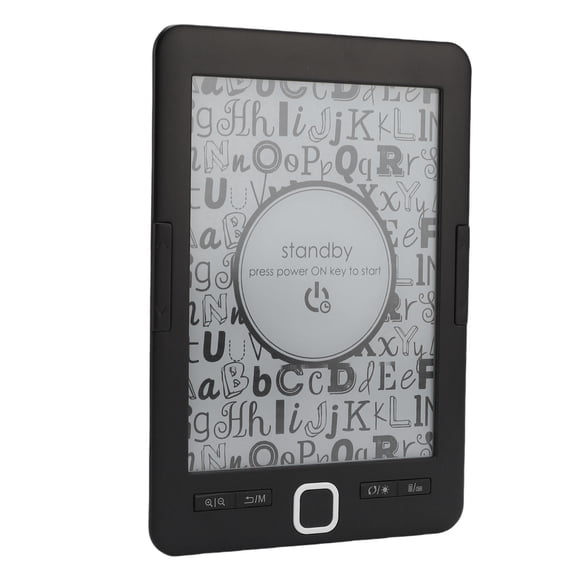 Portable Ebook Reader, Ebook Reader Supports Multiple Formats 8G 6 Inch for Home