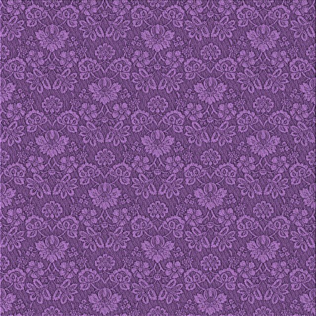 Ahgly Company Machine Washable Indoor Square Transitional Purple Area Rugs, 7' Square