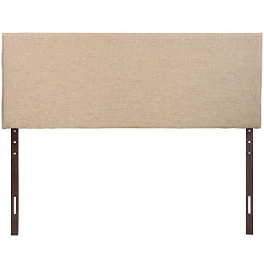 Modway Tête de Lit Grand Rembourrée en Tissu de Lin Couleur Café