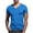 Bleu Ciel & Manches Courtes T-Shirts pour Hommes, variante sur Brnmxoke T-Shirts d'Été Légers et Décontractés à Manches Courtes pour Hommes, Coupe Ample, Col en V Surdimensionné, Chandails à Enfiler, T-Shirts Grandes Tailles, Hauts de Base pour la Plage et les Vacances, Bleu Ciel, TG