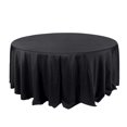 thumbnail image 1 of LNGOOR 108” Wholesale Round Tablecloth Polyester Round Table Linens For Wedding Party Banquet Restaurant -  WHITE, 1 of 10