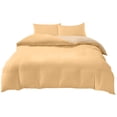 thumbnail image 3 of Dvruxg 4-Piece Washed Polyester Bedding Set – Soft, Breathable & Fade-Resistant | Includes Duvet Cover, Fitted Sheet & 2 Pillowcases | Multicolor, Double-Sided Design (Twin/Full Sizes), 3 of 5