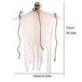 thumbnail image 3 of Halloween Hanging Ghost,Outdoor Rope Hanging Ghost Decorations,Hanging Halloween Skeleton Ghosts Decorations Outdoor for Best Halloween Outdoor Decorations,Haunted Haunted House Prop, Party Supplies, 3 of 7