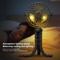 thumbnail image 2 of Portable Handheld Fan Flexible Octopus Tripod Desktop Fan Baby Stroller / Crib Hanging Fan with, 2 of 8
