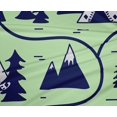 thumbnail image 5 of oneOone Polyester Lycra Light Green Fabric Mountain Pattern Dress Material Fabric Print Fabric By The Yard 56 Inch Wide, 5 of 5